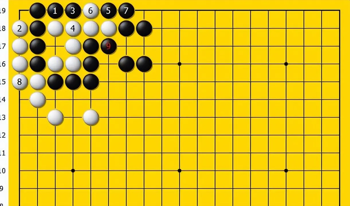 杀白棋无眼, 黑棋, 的要点 杀白棋无眼, 黑棋, 的要点